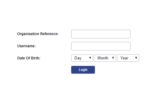 DBS Assist Login Screen