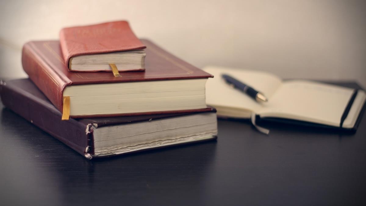 stack of notebooks