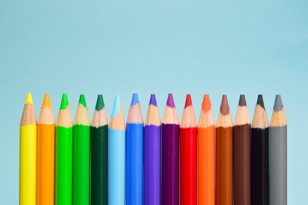 colourful pencils