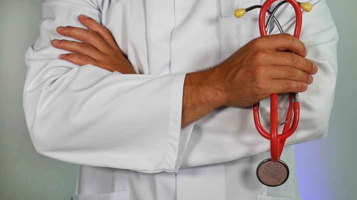 doctor holding a stethoscope