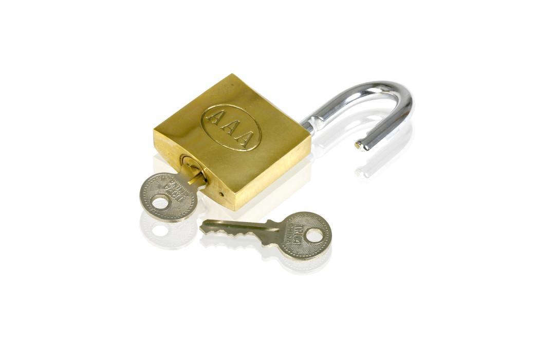 lock with a key