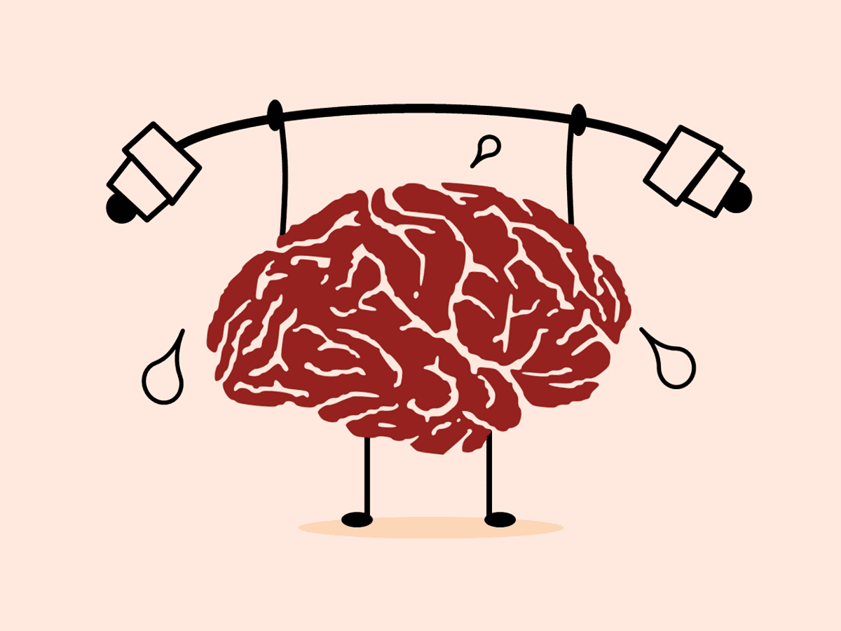 brain exercise illustration