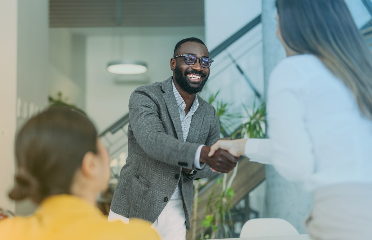 People shaking hands